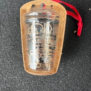 2021 Florida Starbucks Been There Series Gold Glass Ornament